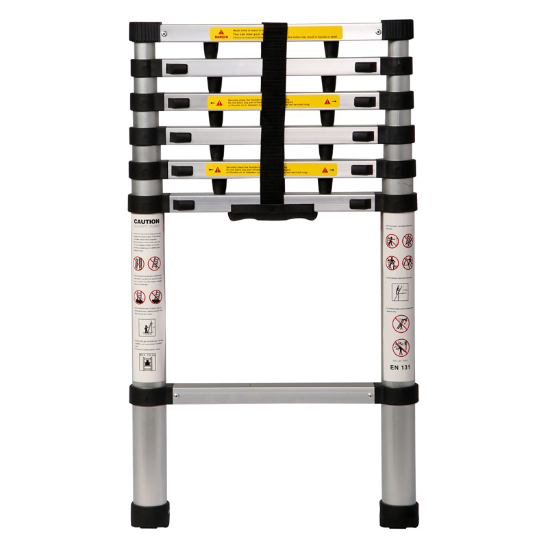 3.8m Telescopic Extension Ladder with En131-6 Certificate