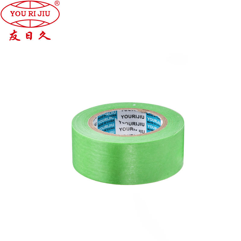 Yourijiu Good Holding Power No Residue Smooth Surface Waterbased Solvent Anti-Nitro Orange Green Washi Paper Adhesive Tape for Sports Equipment