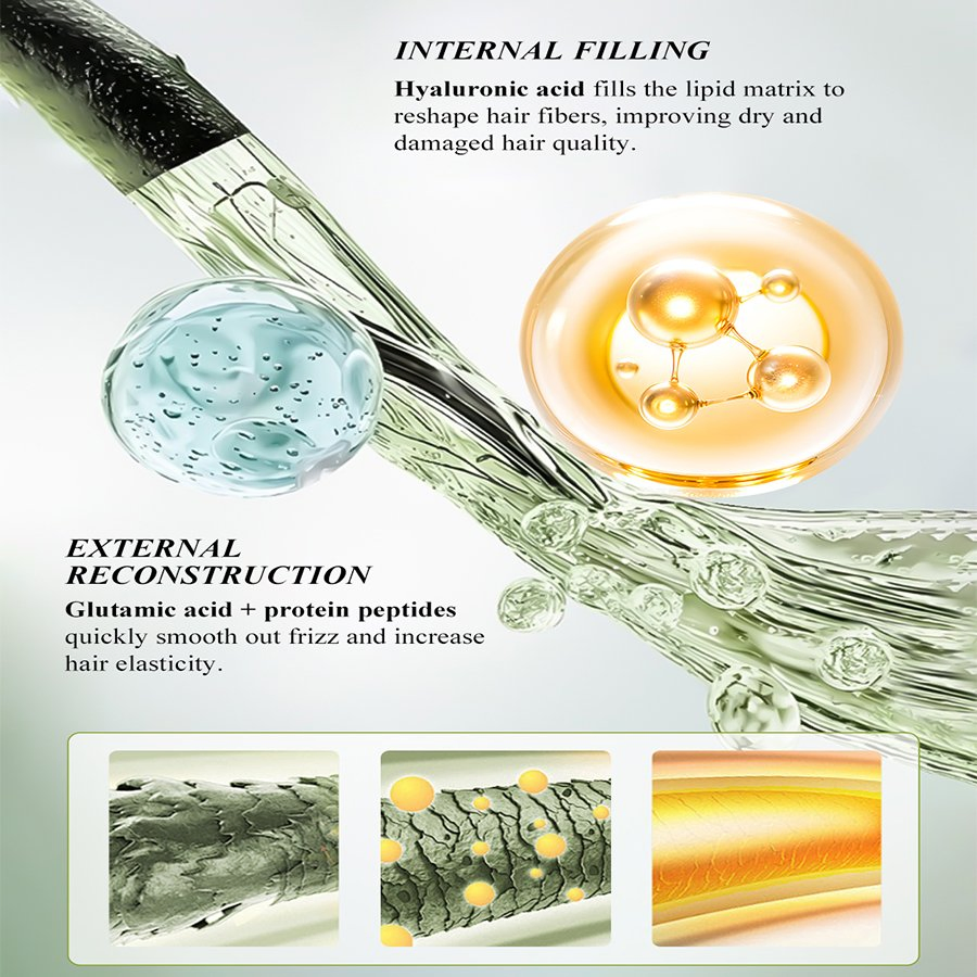 Protein Peptide Hair Essence Lotion Hair Conditioner for Deep Repair and Nourishment