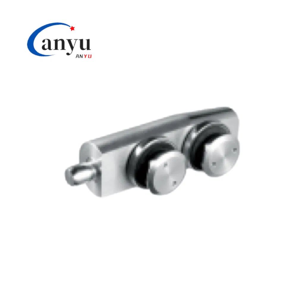 Stainless Steel Glass Wall Corner Swing Door Fitting Over Panel Pivot Glass Hardware