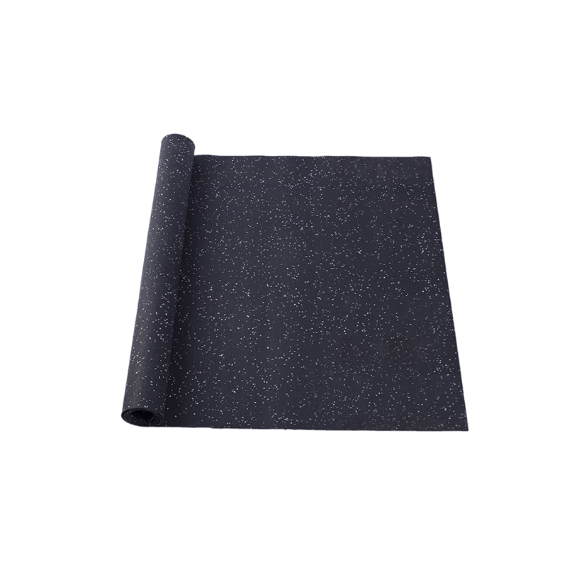 Top Quality Shock-Absorbing Rubber Gym Flooring Roll with 70% Colorful Dots Rubber Roll Anti-Slip Gym Floor Rubber Roll