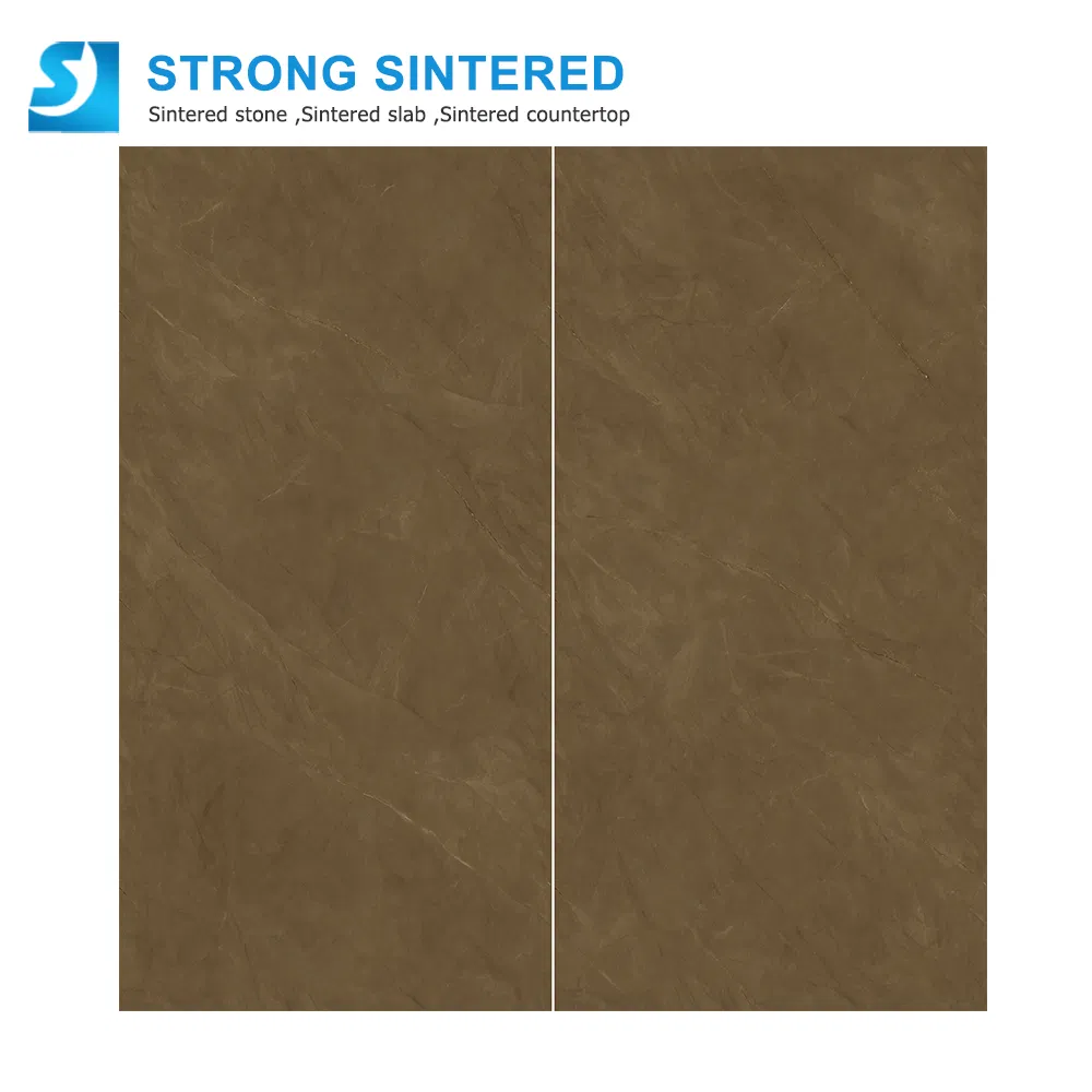 Customizable Wear-Resistant Marble Vein Grey Material Countertops/Vanity/Office Table Porcelain Slab