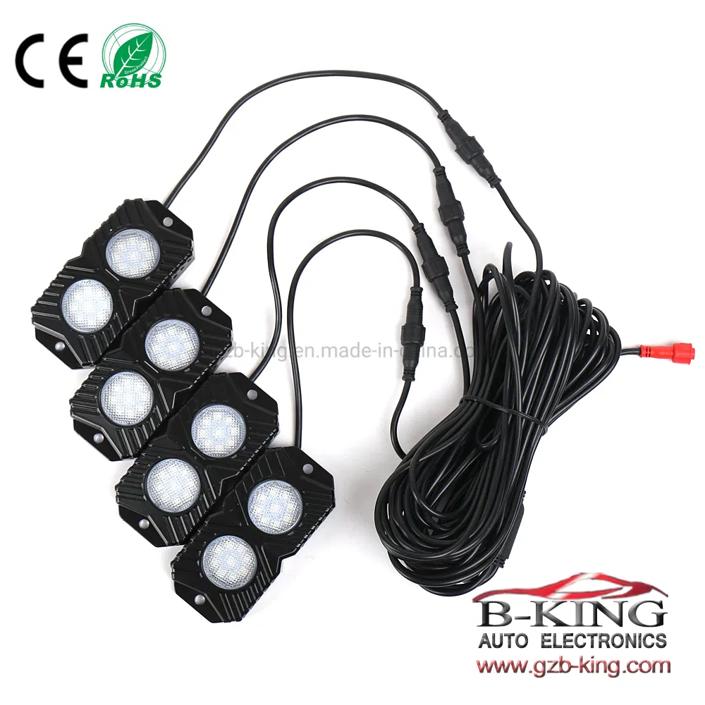 Комплект RGB LED подсветки днища B-KING, 4 шт