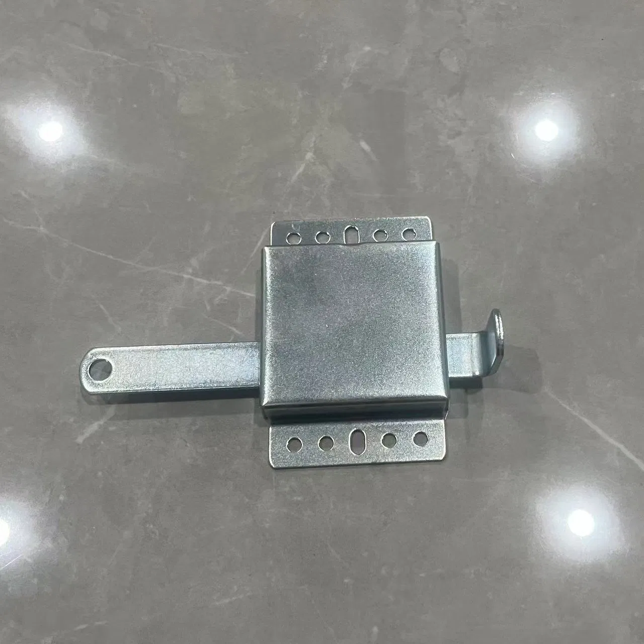 Slide Lock Catch with Spring Internal Deadlock for Garage Door