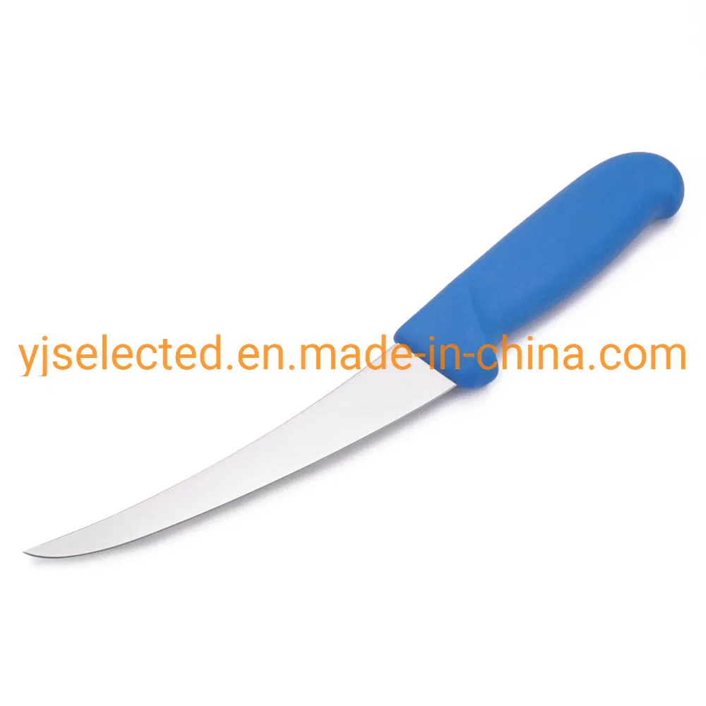 6" Stainless Steel Curved Boning Knife Ultra Sharp for Poultry and to Fillet Fish