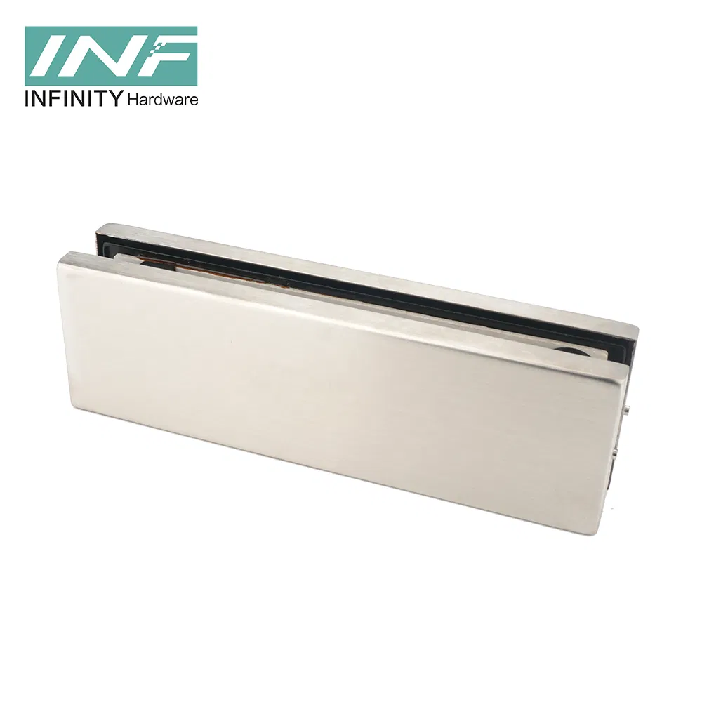 Home Hotel Brass Hardware Heavy Duty Aluminium Glass Door Patch Fittings Bathroom Accessories