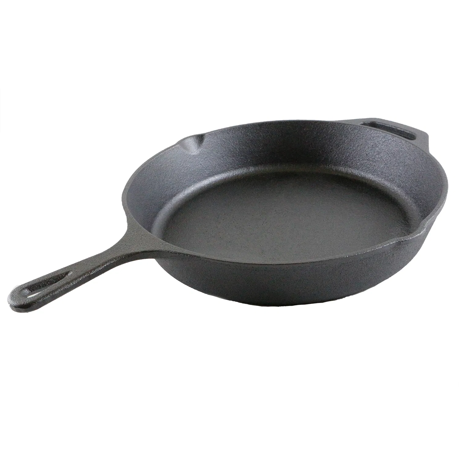 Чугунная сковорода с антипригарным покрытием, 2 ручки