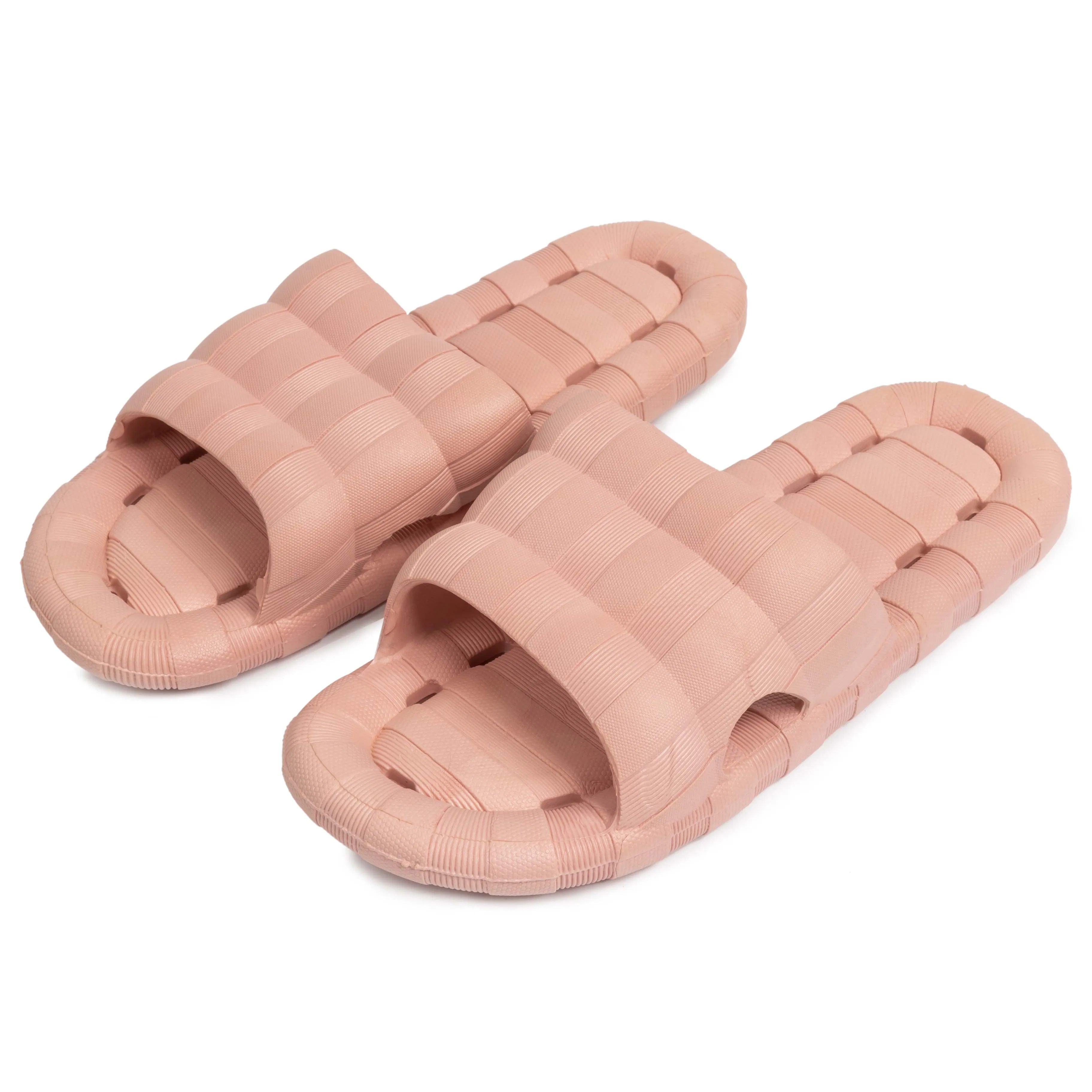 Custom Wholesale Non Slip Quick Dry Bath Bathroom Slippers Soft Sole Massage Hotel Household Lovely Contracted Comfortable