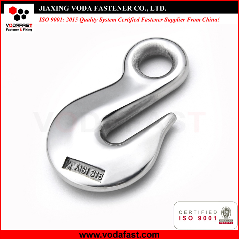 Us Type Eye Grab Hook Zinc Plated