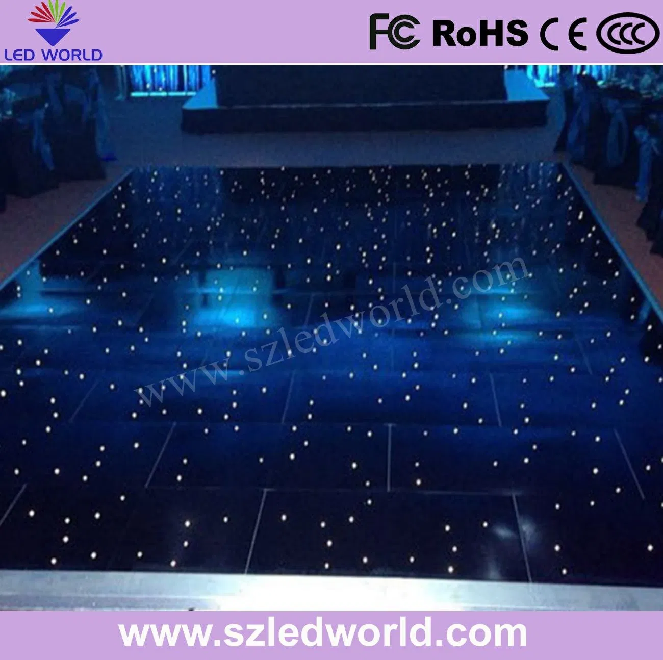 P3.91 Acrylic LED Dancing Floor Screen Display Panels with Sensing Chip