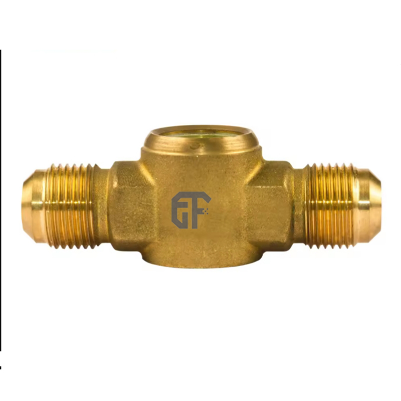 HVAC Sight Glass with Moisture Indicator 1/4" SAE, Hermetic Seal Design