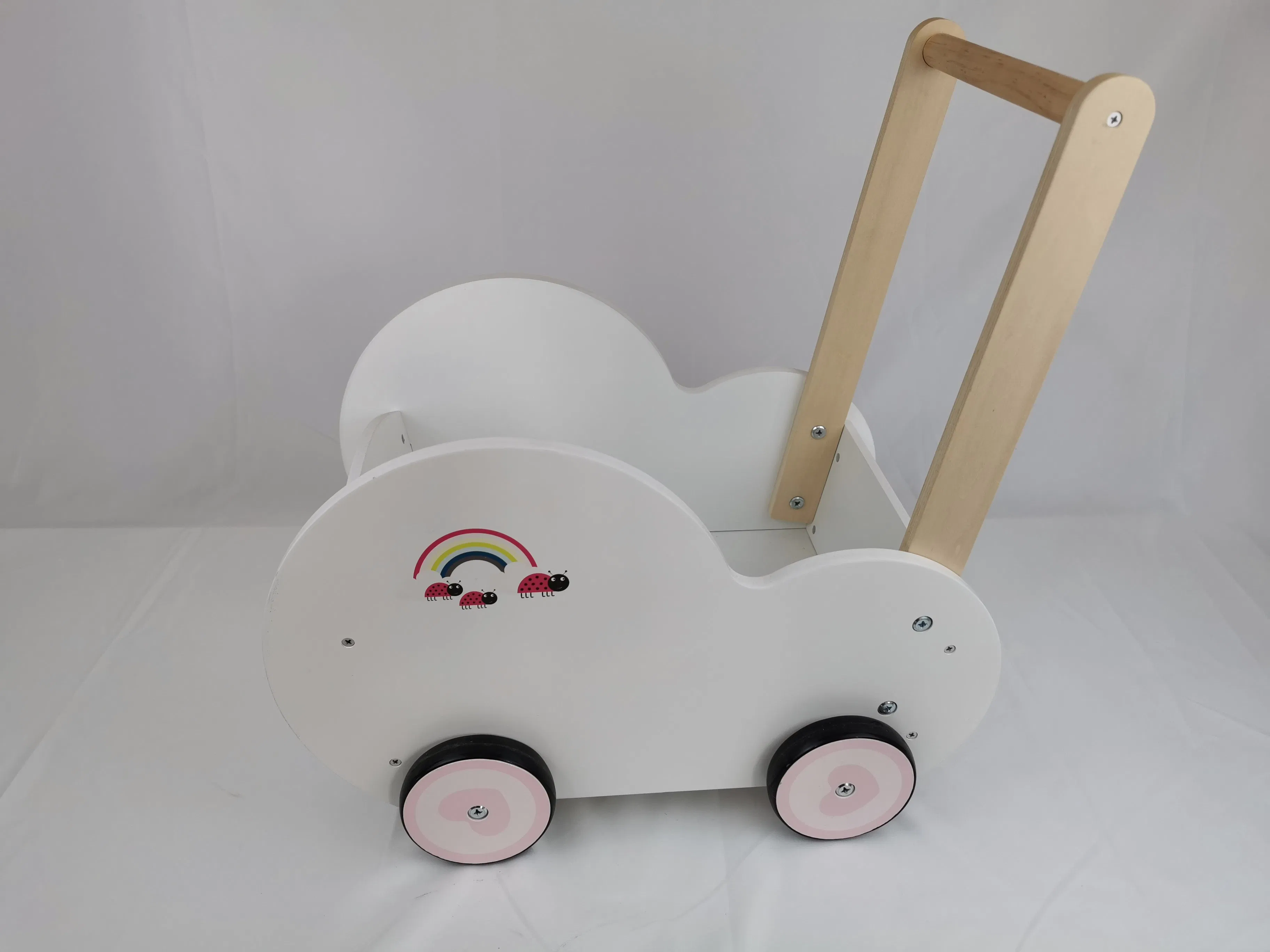 Premium Wooden Trolly Kids Toddler Toys Baby Walker