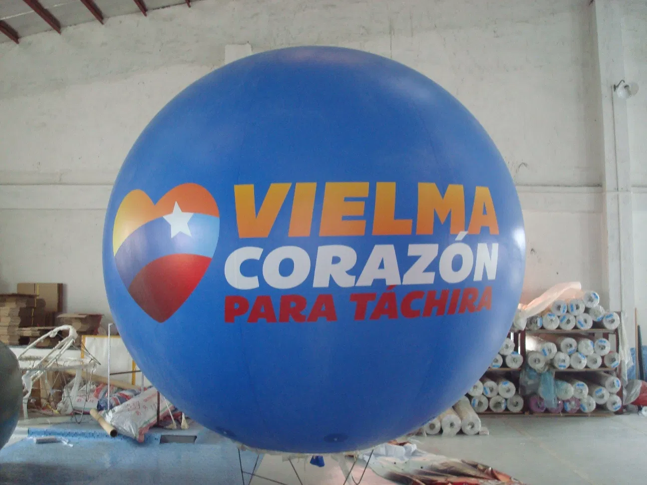 3.5m Diameter PVC Colorful Inflatable Advertising Products / Giant Advertising Balloons