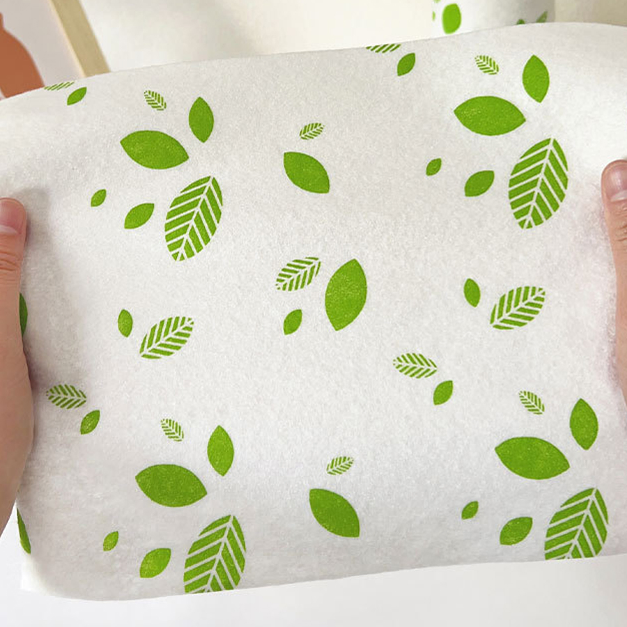 Printed Disposable Rags Household Absorbent Bamboo Fiber Dishwashing Towel Kitchen Weekly Throw Lazy Rag