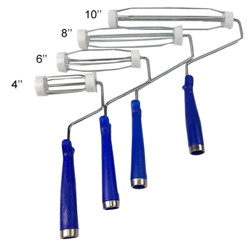 Metal Aluminum Plastic Frame Sticky Roller Handle for Pet Hair Paint Roller