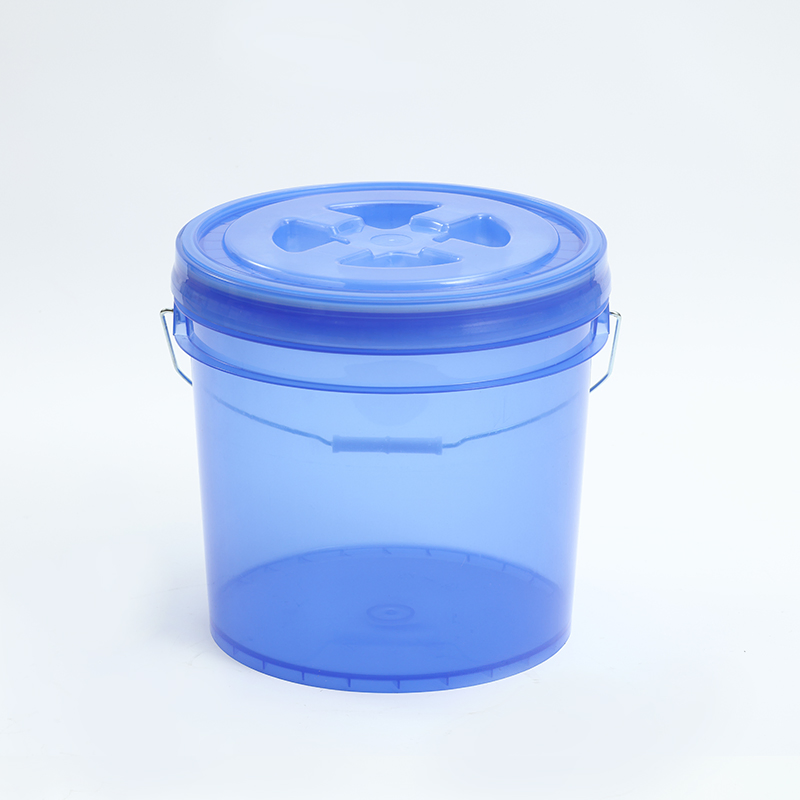 Clear 3 Gallon 5 Gallon Plastic Car Wash Detail Bucket with Lid