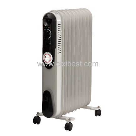 Timer Loading Oil Filled Radiator Oil Heater Bo-1008t