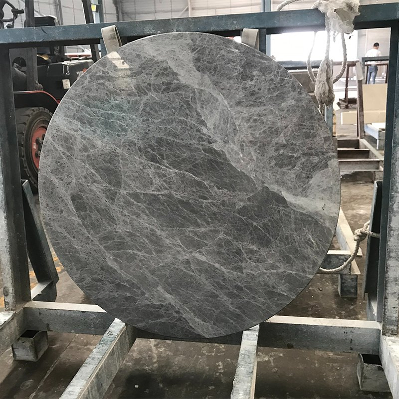 Natural Grey Marble Stone for Countertops Island Top