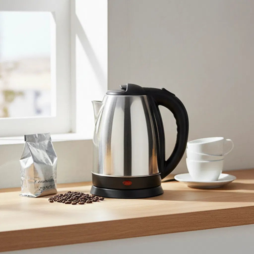 Home Appliance 1.8L Ss Electric Water Kettle, Fast Boiling