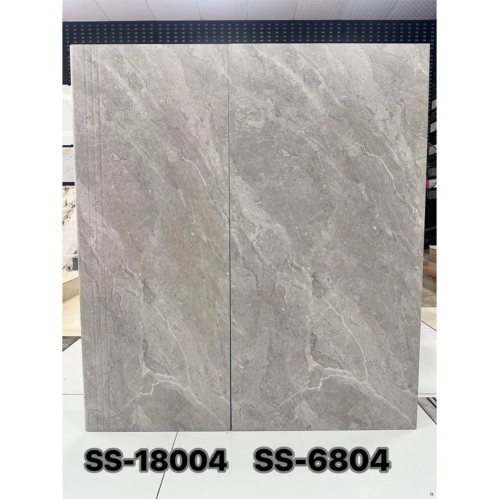 Customized Design Marble Look Porcelain Floor Tiles Stairs Matte Stair Steps and Risers