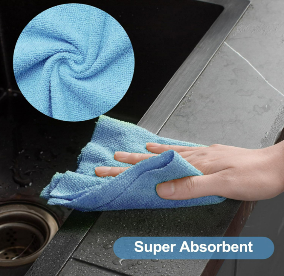 80 Pack Roll Microfiber Cleaning Cloth