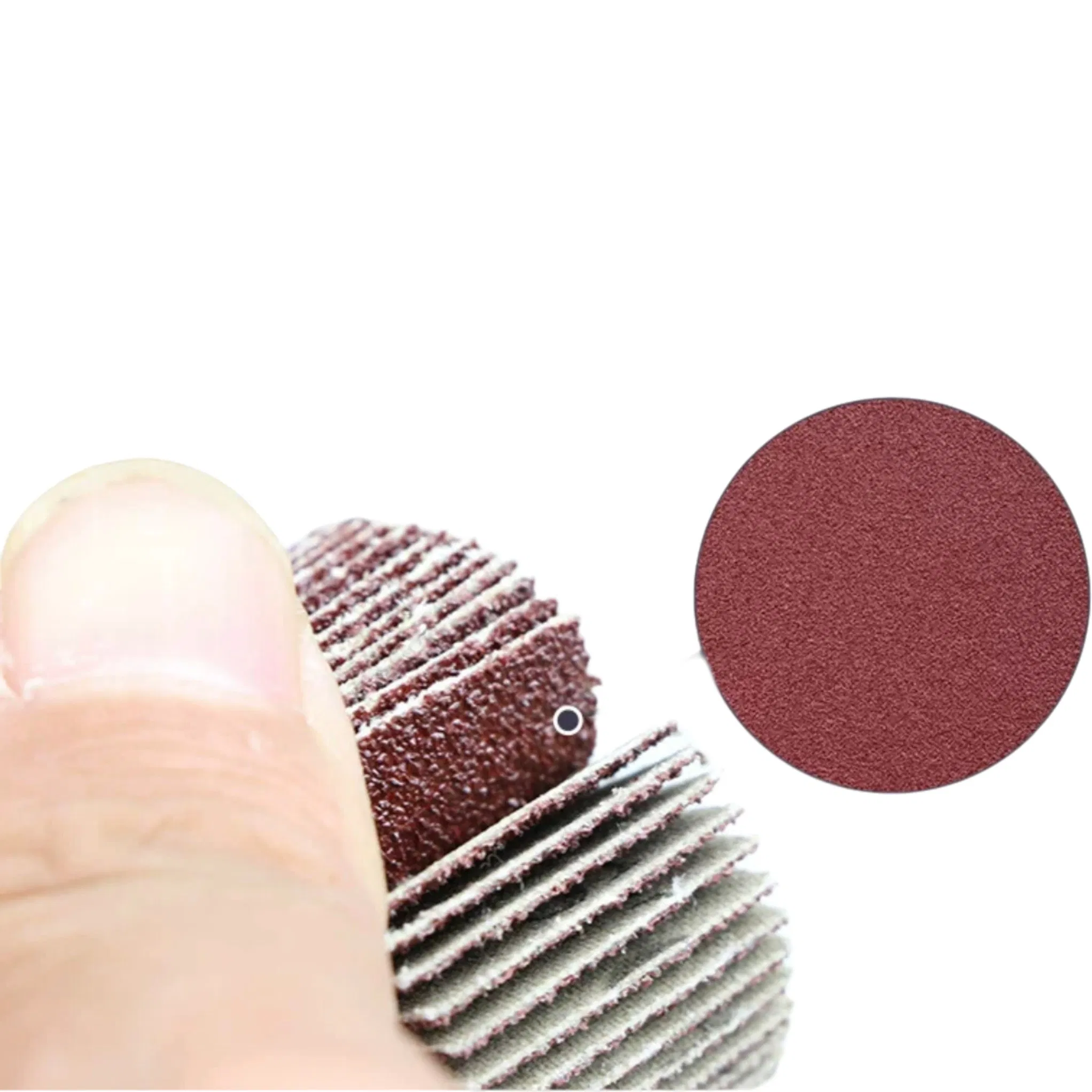 Лепестковый шлифовальный круг на оси для полировки металла