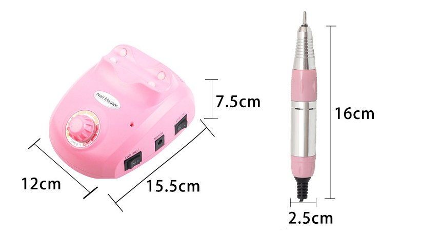 Portable Electric Manicure Micro Motors Automatic Nail Drill Polish Machine