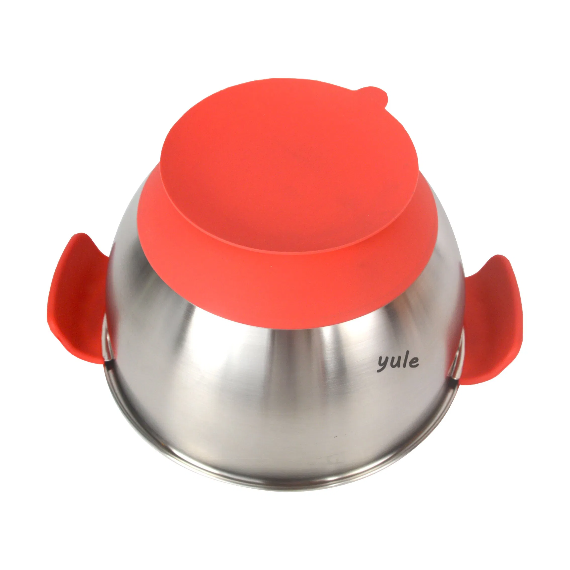 Colorful Silicone Non Slip Sucker Bottom Design Europe Style Kitchen Tools Egg Beating Bowls