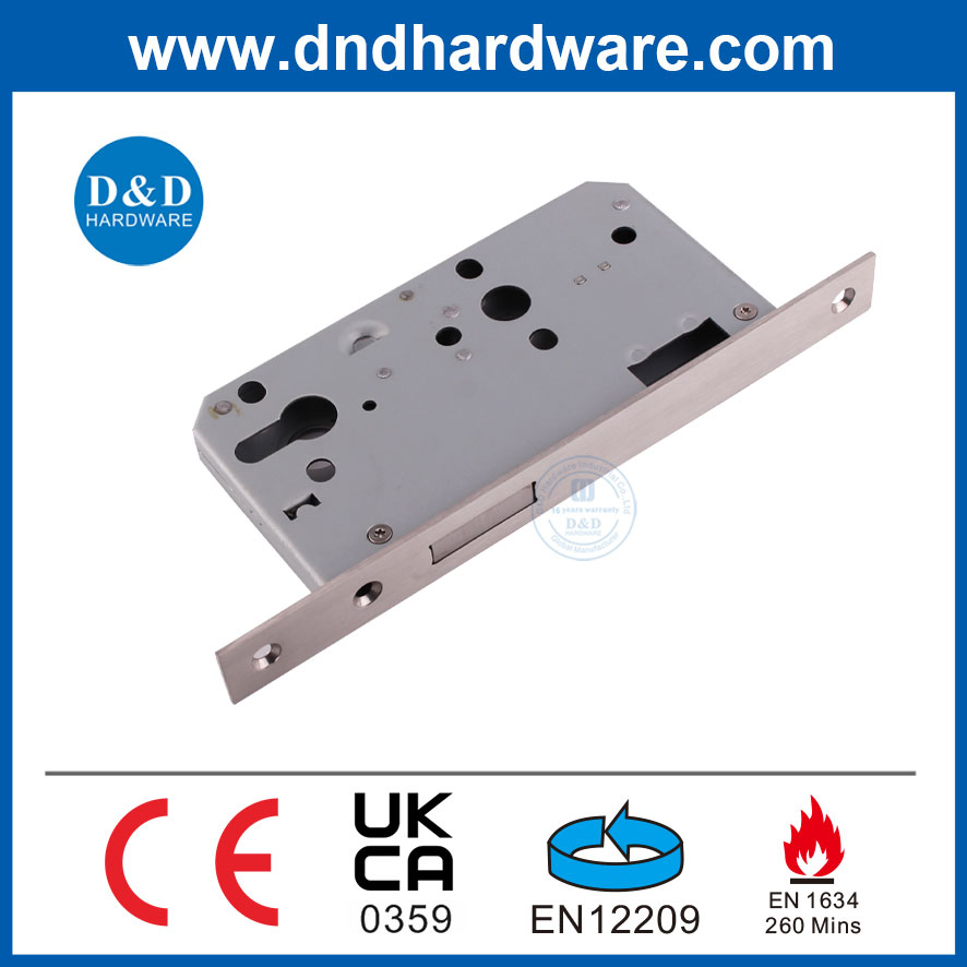 CE European Mortise Fire Rated Lockset Deadbolt Lock Storeroom Door Lock Body