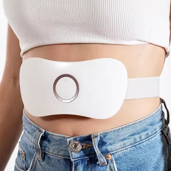 Smart Portable Back Pain Electric Heat Pad Lumbar Massage Belt Electric Massager for Waist Pain Electric Waist Massager Belt