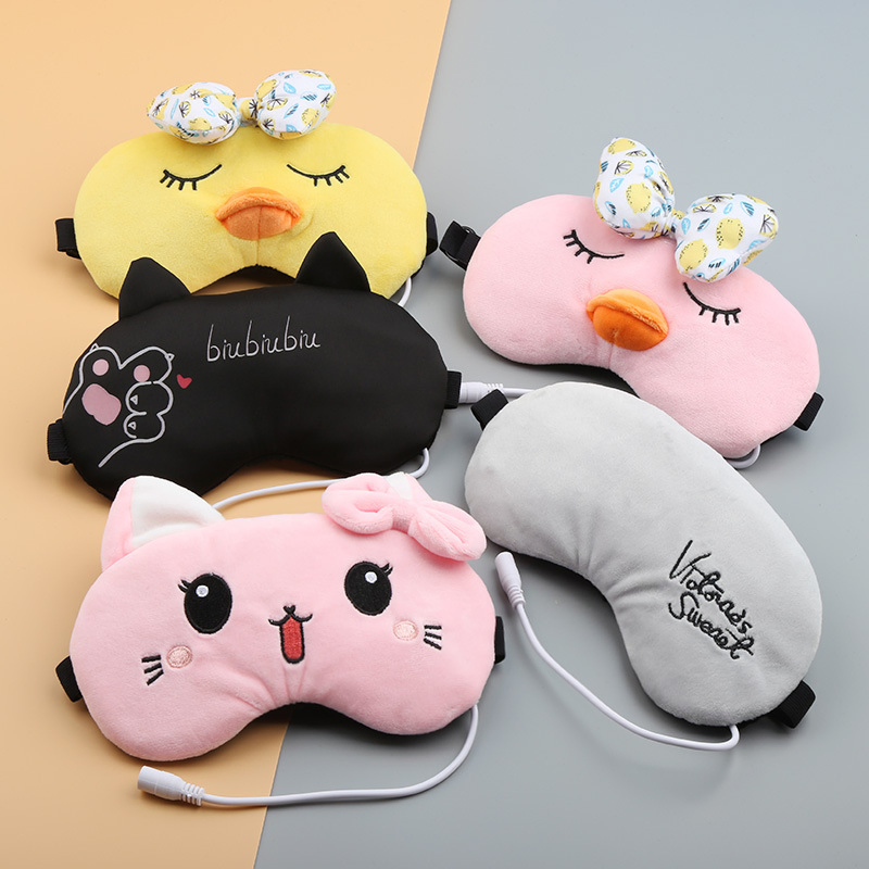 New Design Wholesale Hot Compress Ice Pack USB Charging Steam Eye Mask