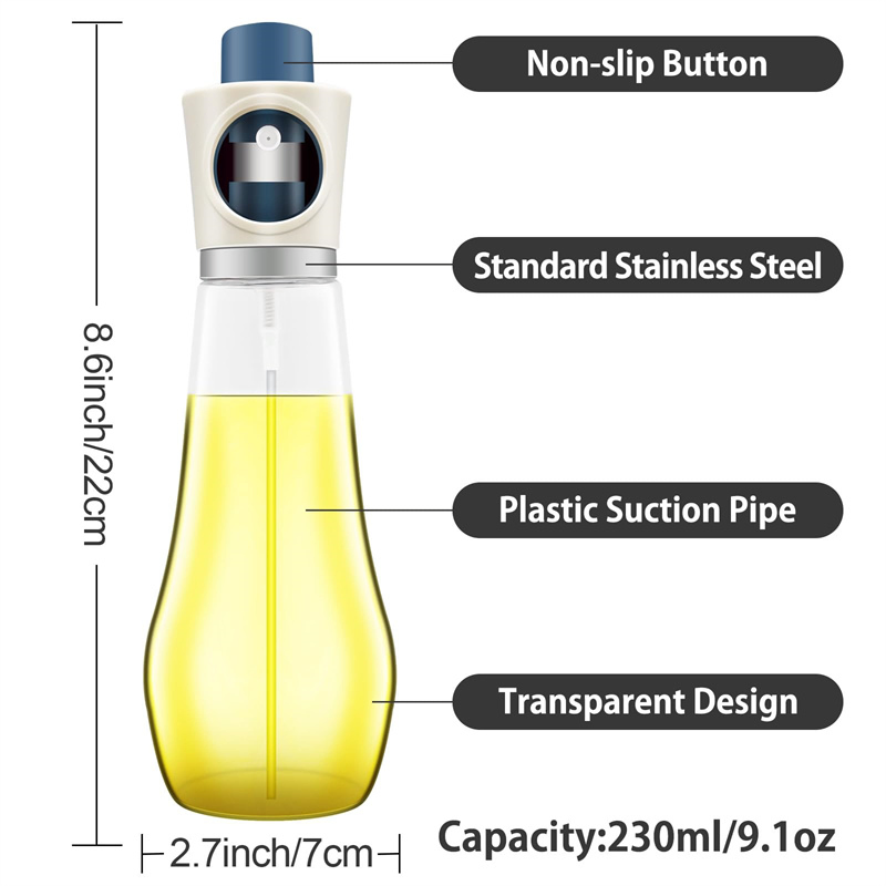 230ml Olive Oil Spray Bottle Cooking Oil Sprayer BBQ Cooking Oil Dispenser