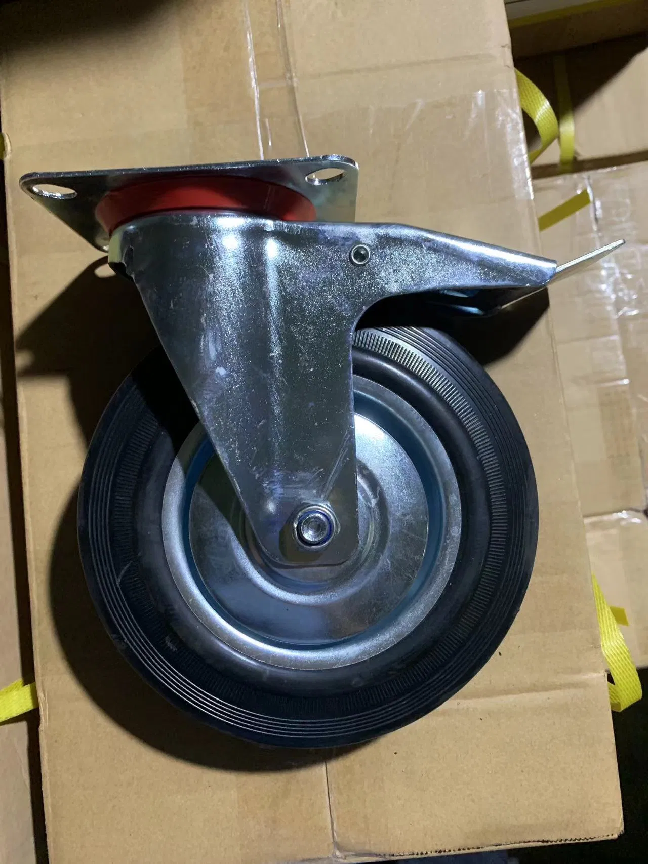 Customizable Rubber Casters with Load Capacity From 100 to 300 Kg