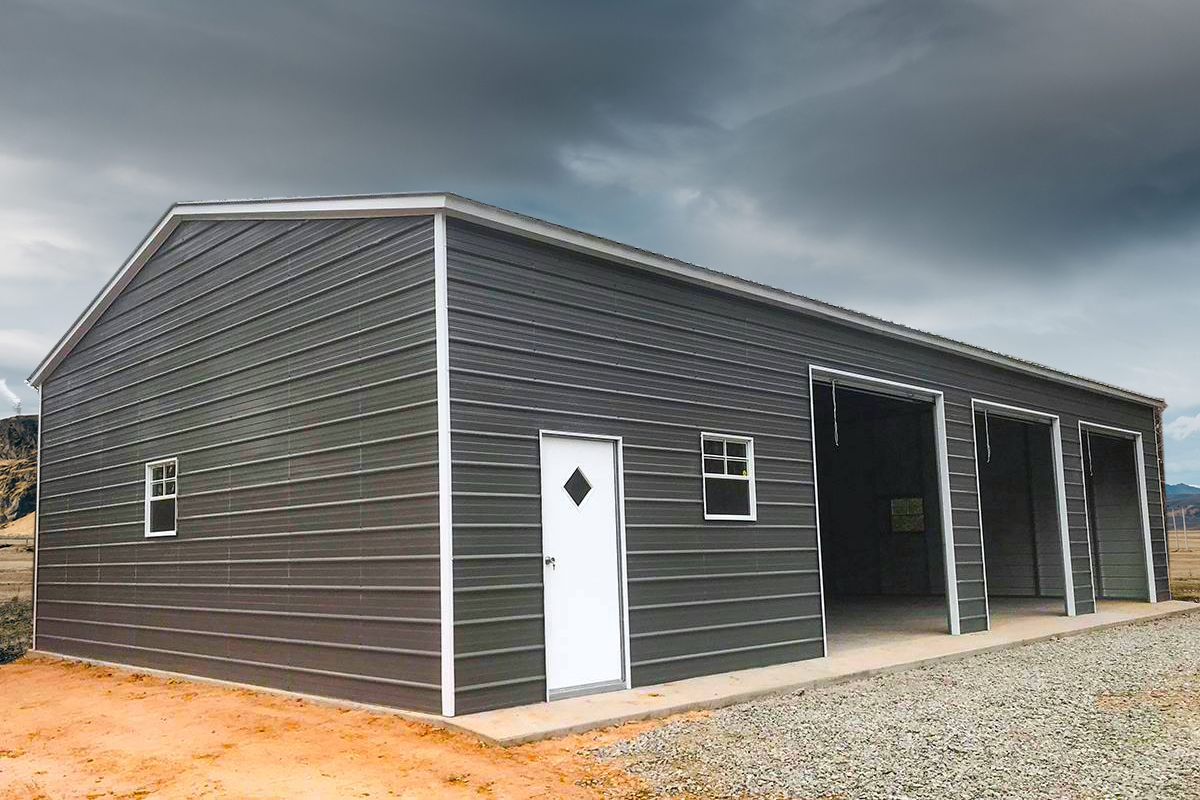 Custom Prefab Steel Garage Buildings Cheap Metal Carports for Sale