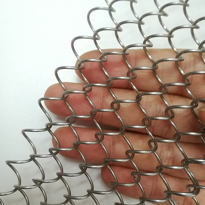 Interior Decorative Metal Mesh Room Divider Drapery Curtain Fabric