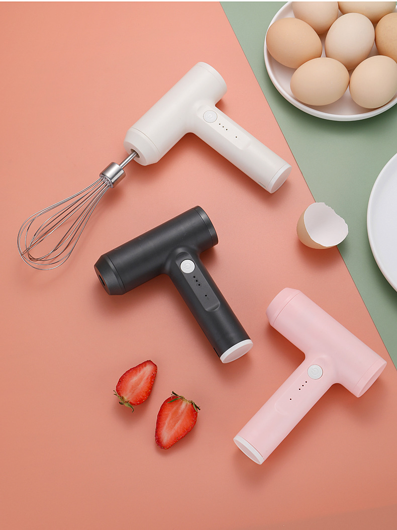 Custom Logo Portable Automatic Battery Kitchen Tabletop Tools Electric Egg Beaters Handheld Foam Electric Coffee Milk Frother