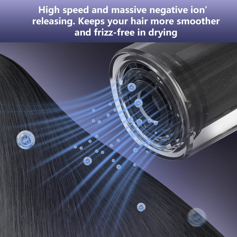 Negative Ion Professional Powerful High-Speed Electric Hair Dryer with Constant Temperature for Home Use