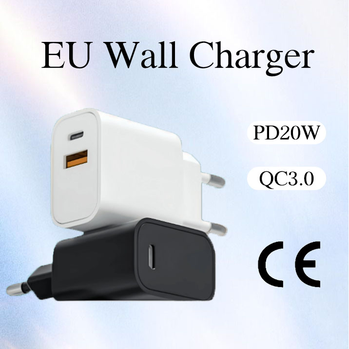 Зарядное устройство 20W с двумя портами USB-C