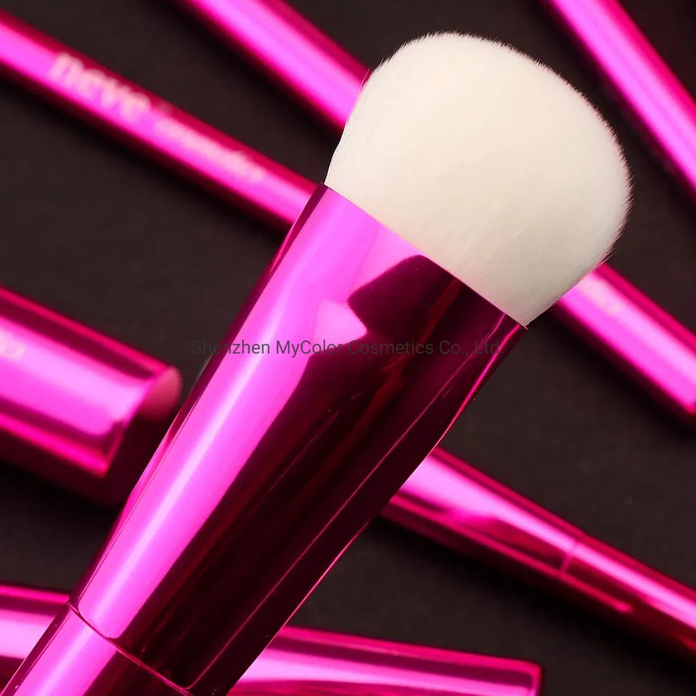 China Factory Customised Purple 8PCS Make up Brushes Set Portable for Travelling