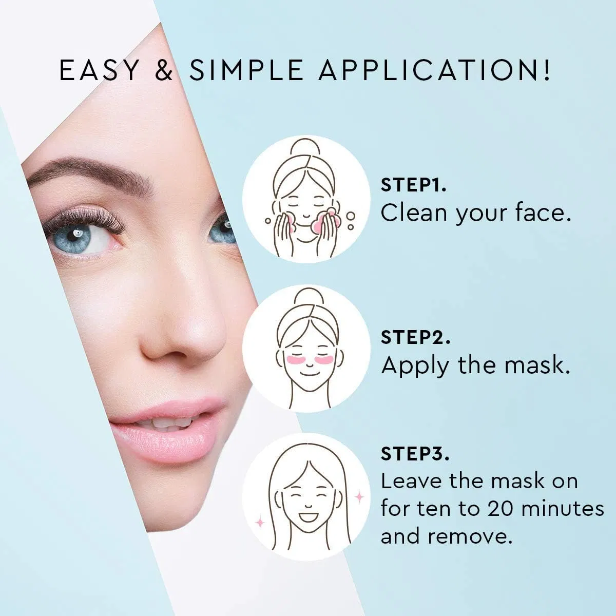 Mild Eye Treatment Hydrate Sensitive Skin & Diminish Redness Gently Eyemask
