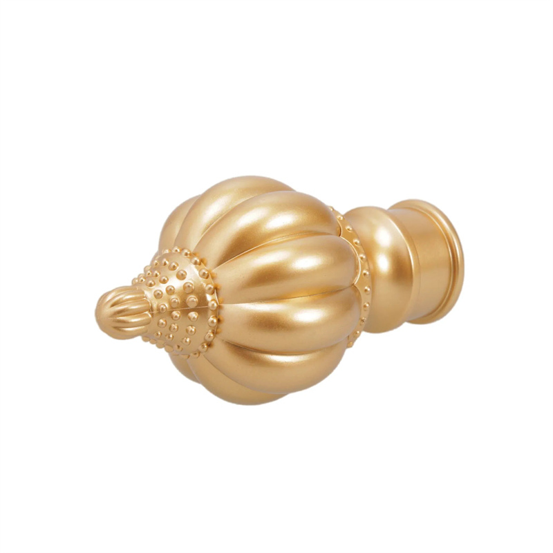 Kunna 28mm Cylindrical Curtain Rod End Caps Finials
