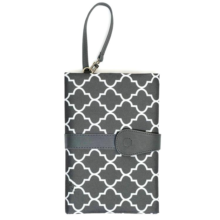 Custom Waterproof Absorbent Baby Diaper Changing Mat with Stroller Strap
