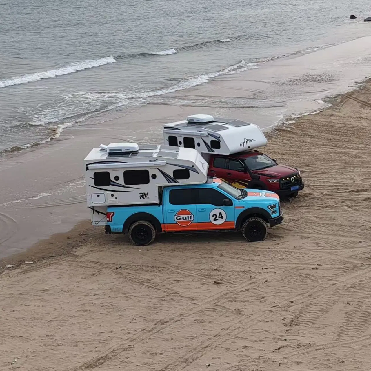 Advanced Safety Hard Top Truck Camper with Reinforced Roof and Anti Roll Bars Included