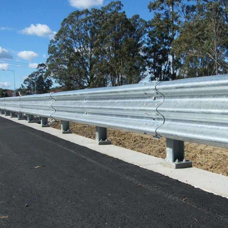 Galvanized Steel Thrie Beam Highway Crash Barrier