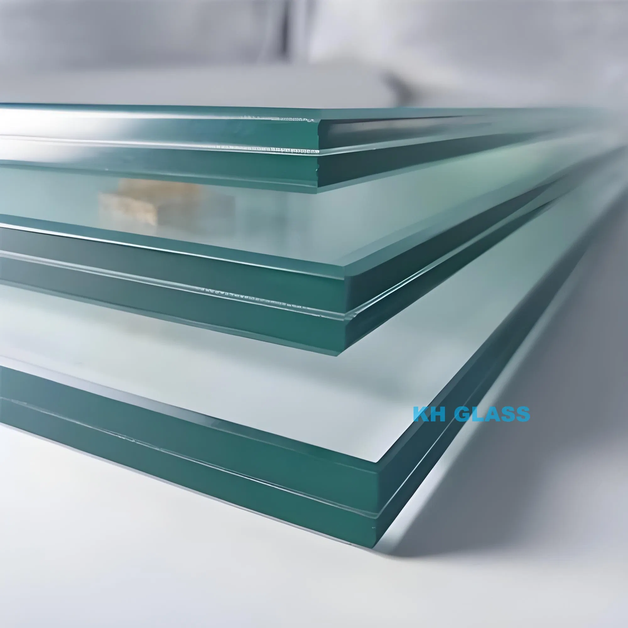 Acid Etched 6.38mm Laminated Glass for Decorative Windows and Doors