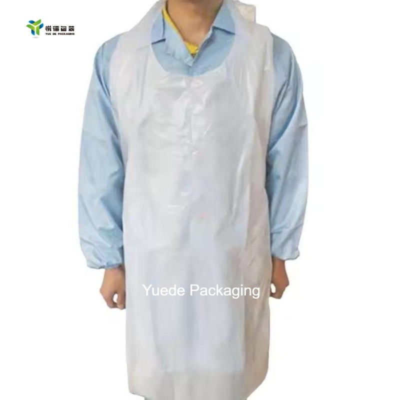 Custom Thickness Disposable PE Apron, Personalized Plastic Apron Available