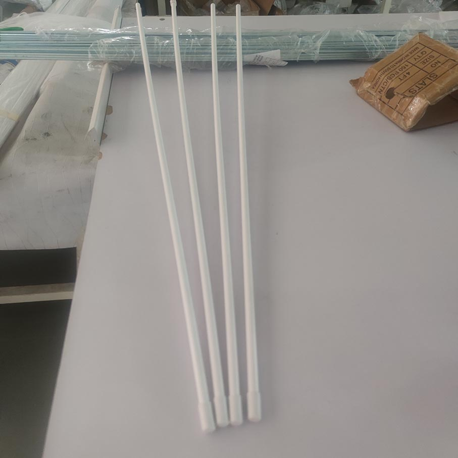 White Curtain Pull Rod Pulling Wand Curtain Poles