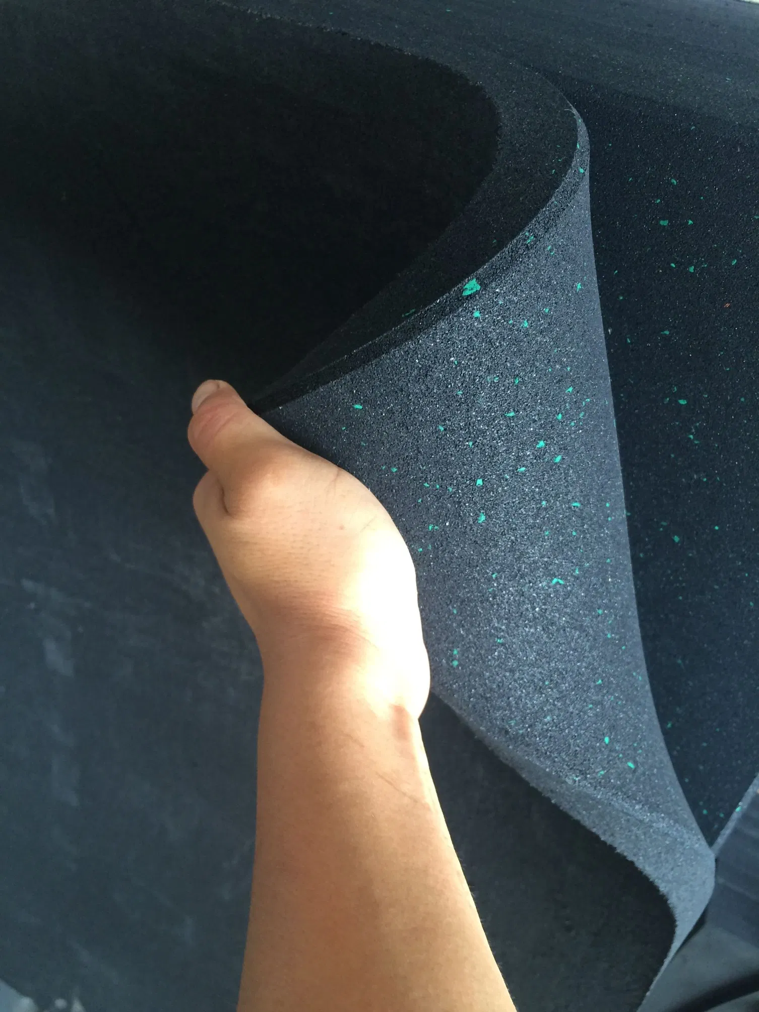 Factory Direct Sales Composite Rubber Floor Mat for Gym with EPDM Speckles