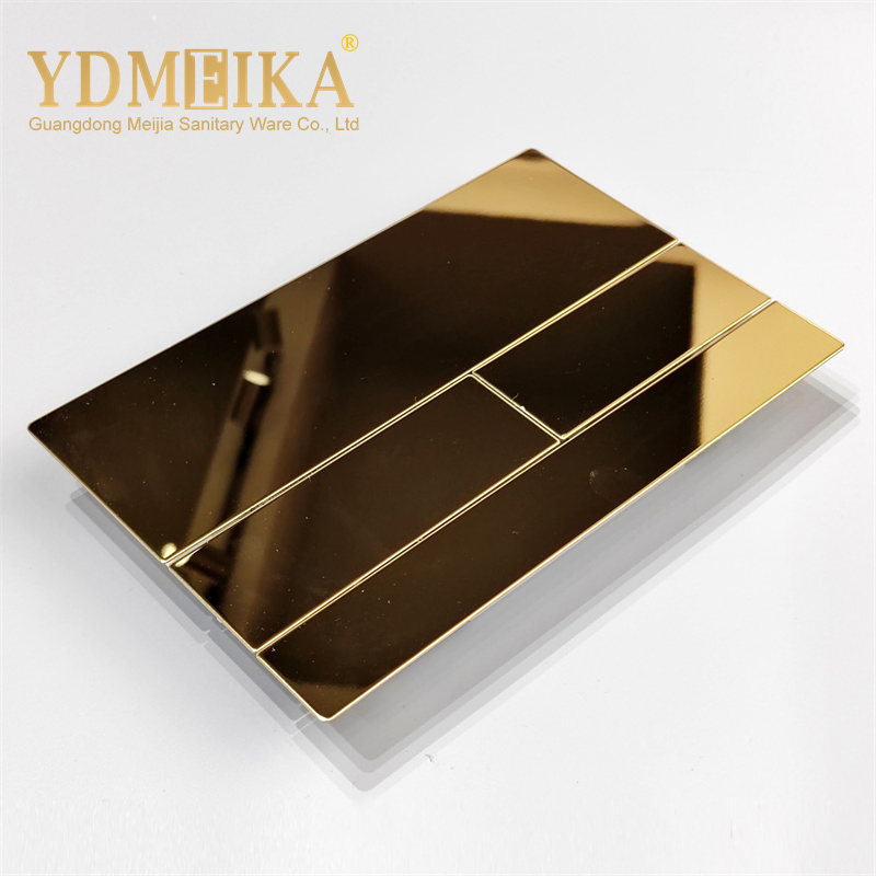 High Quality Water Tank Toilet Stainless Steel Dual Flush Button Square Concealed Cistern Flush Button Panel