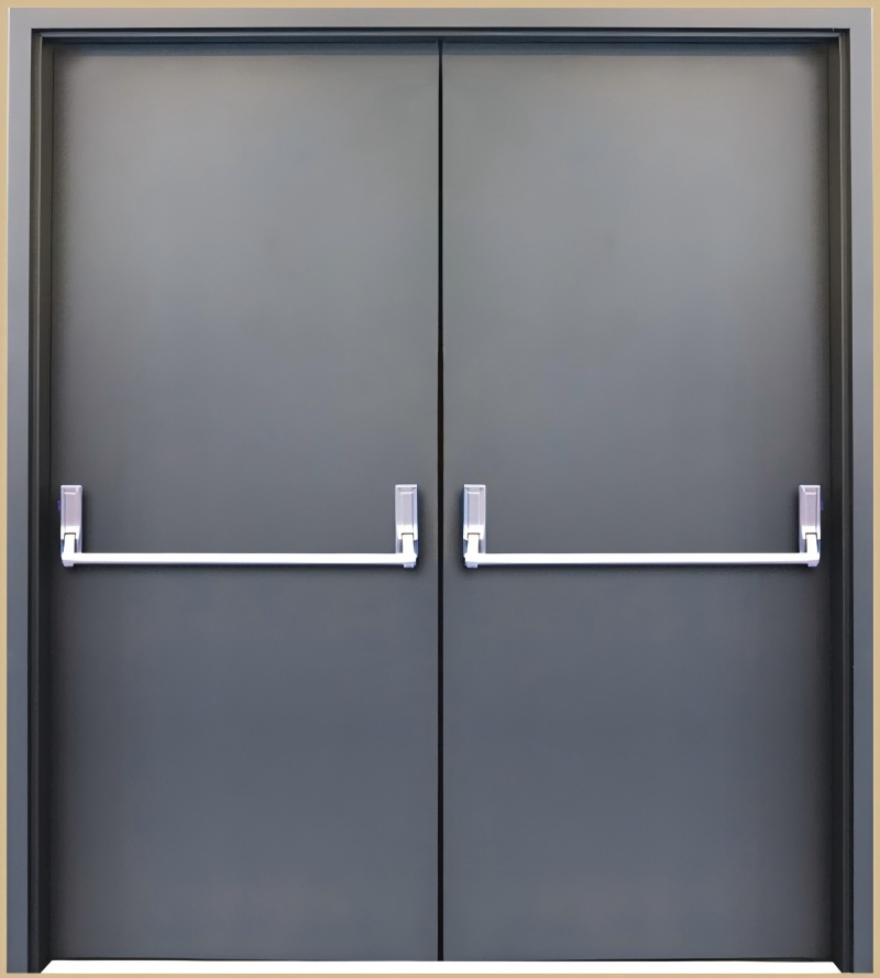 Rockwool-Filled Steel Fire-Rated Door - 60/90 Min for Apartment Stairwell UL/En Certified